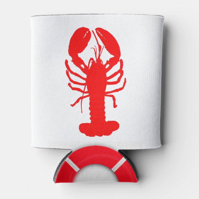 Roter Hummer kann kühlen Dosenkühler (Vorderseite)