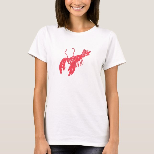 Roter Hummer T-Shirt (Vorderseite)