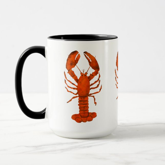 Roter Hummer Tasse (Links)