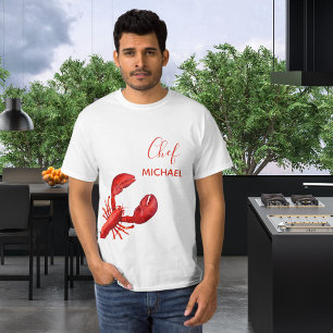 Roter Hummer, weißer individuelle Name T-Shirt