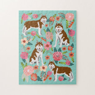 Roter Hund Vintag Florenz Puzzle