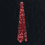 Roter Imitat-Glitzer Krawatte<br><div class="desc">Bezaubernde große rote Imitat-Glitter-Krawatte.
MERKEN SIE BITTE:  Diese sind Ebene Druckgraphiken - keine angehobenen Teile.</div>