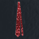 Roter Imitat-Glitzer Krawatte<br><div class="desc">Bezaubernde große rote Imitat-Glitter-Krawatte.
MERKEN SIE BITTE:  Diese sind Ebene Druckgraphiken - keine angehobenen Teile.</div>