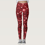 Roter Imitat-Glitzer Leggings<br><div class="desc">Bezaubernder großer roter Imitat-Glitter.
MERKEN SIE BITTE:  Diese sind Ebene Druckgraphiken - keine angehobenen Teile.</div>