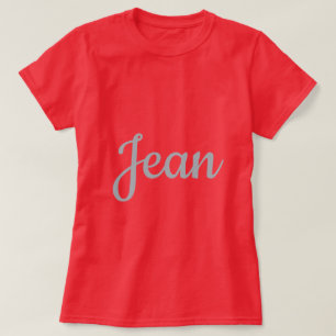 Roter Individuelle Name Frauen T-Shirt