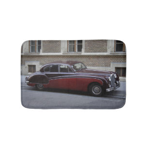 Roter Jaguar Mark IX Badematte