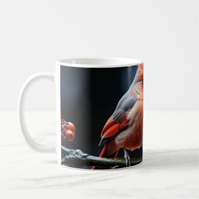 Roter Kardinal Kaffeetasse (Links)