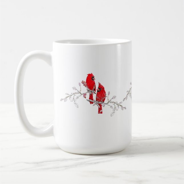 Roter Kardinal Kaffeetasse (Links)