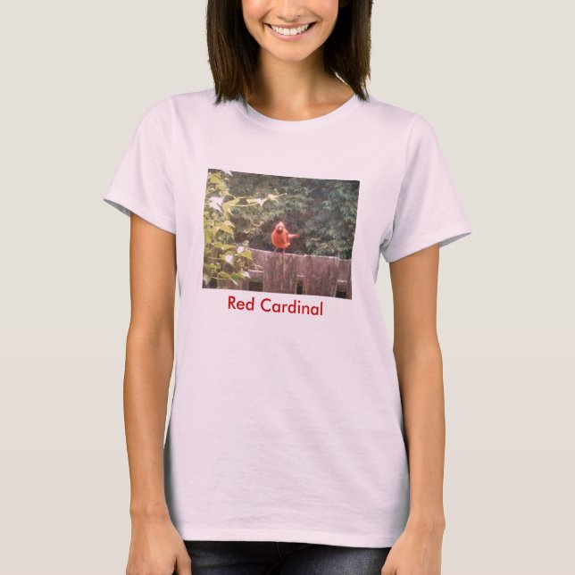 Roter Kardinal T-Shirt (Vorderseite)