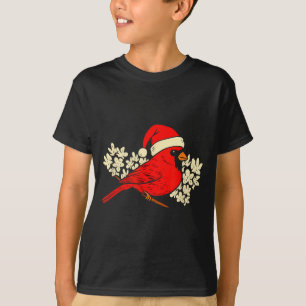 Roter Kardinal-Vogel-Weihnachten-Hässlicher-Weihna T-Shirt
