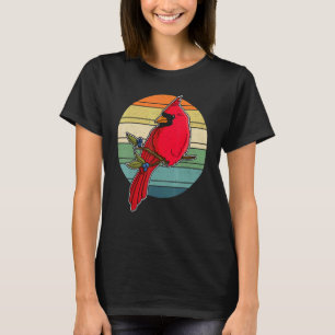 Roter Kardinal Vogelbiologe Songbird Garden Ornit T-Shirt