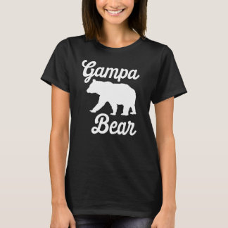 Roter Karierter Gampa Bär Matching Buffalo Family  T-Shirt