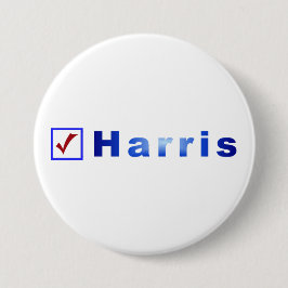 Roter Karo in Blue Box, Abstimmung über Harris-Tas Button