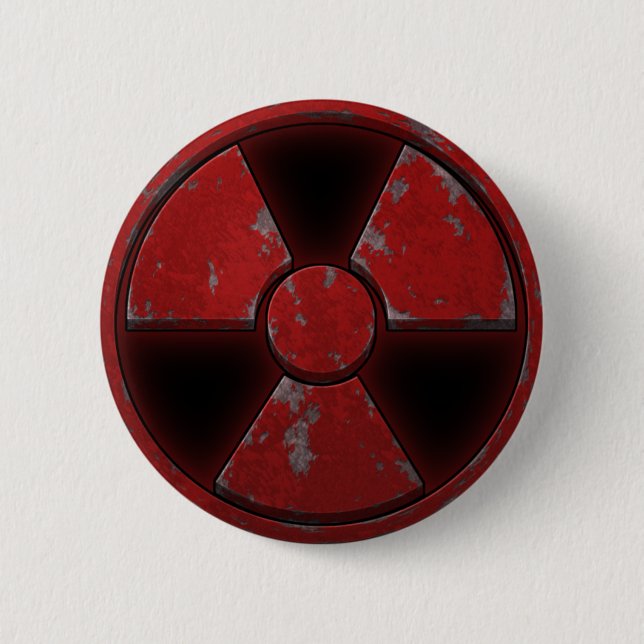 Roter Kernwaffe Button (Vorderseite)