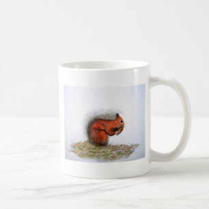 Roter Kiefer Kaffeetasse