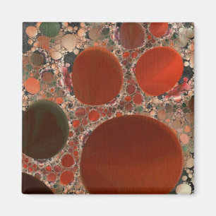 Roter Kiesel-Magnet Magnet