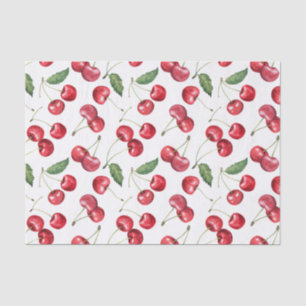 Roter Kirschfrucht Seidenpapier