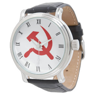 Roter Kommunismus Armbanduhr