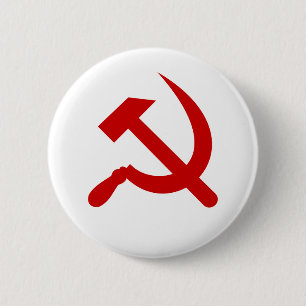 Roter Kommunismus Button