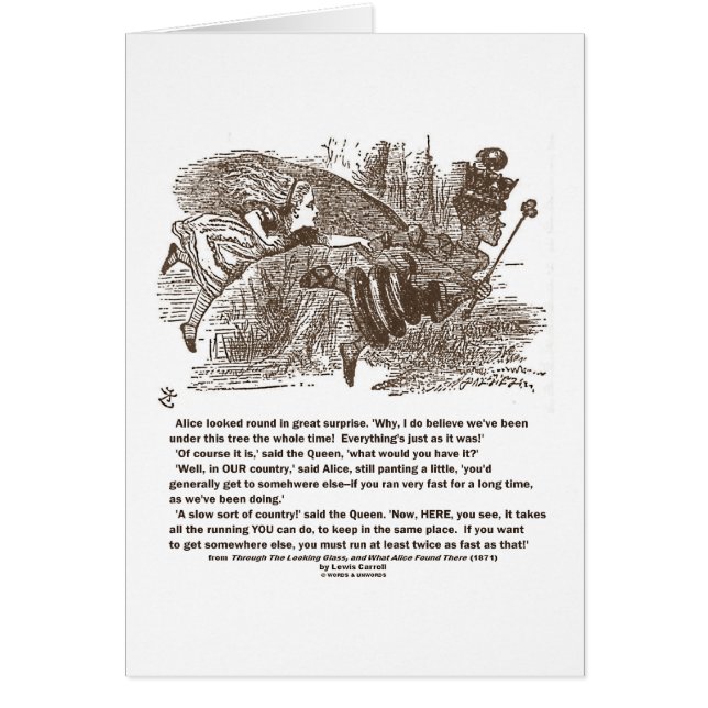 Roter Königin-Betrieb Alices, zum im gleichen (Vorne)