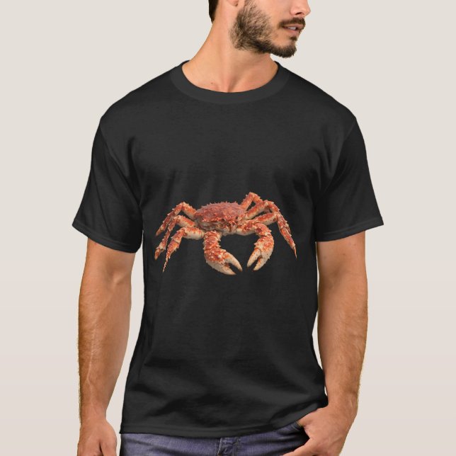 Roter Königskrabbe T-Shirt (Vorderseite)