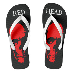Roter Kopf Flip Flops