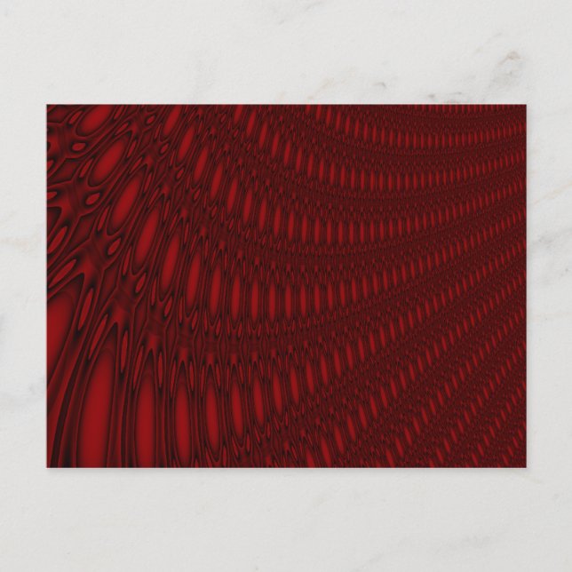 Roter Krampf Tentacles Postkarte (Vorderseite)