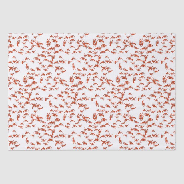 Roter Kraubfisch Seidenpapier (Vorderseite)