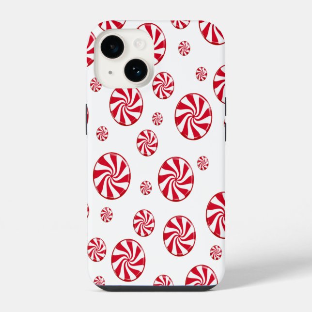 Roter Kreis iPhone Hülle (Rückseite)