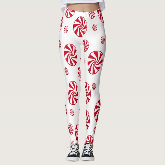Roter Kreis Leggings (Vorderseite)