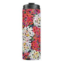 Roter Kristall Blütenblüten Thermosbecher