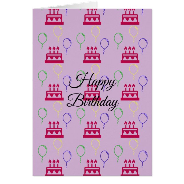 Roter Kuchen und Balloons (Vorne)