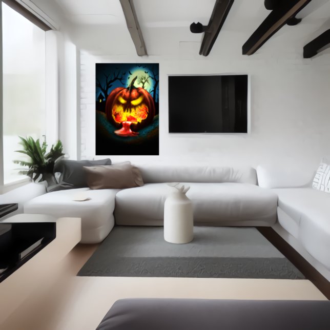 Roter Kürbiskürbis | AI Art Poster (Von Creator hochgeladen)