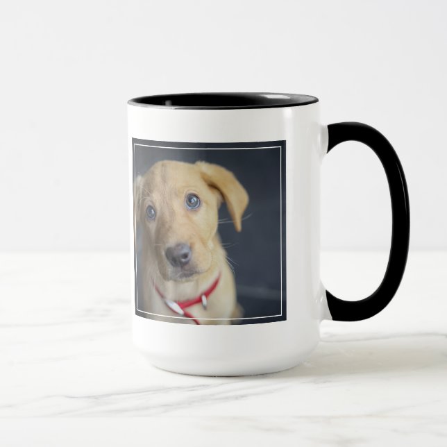 Roter Labrador Welpe Fox Tasse (Rechts)