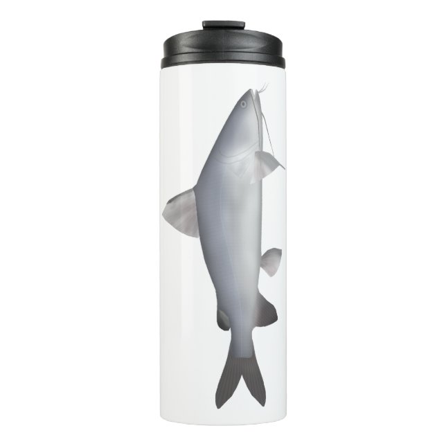 Roter Lachs Thermosbecher (Vorderseite)