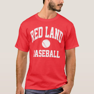 Roter Land-Baseball-T - Shirt