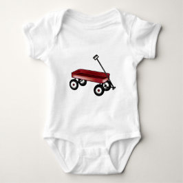 Roter Lastwagen Baby Strampler