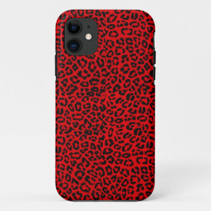 Roter Leopard-Druck Iphone 5S Kasten Case-Mate iPhone Hülle