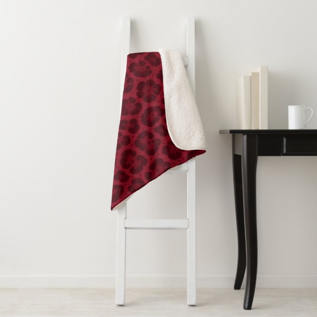 Roter Leopard Sherpadecke (Beispiel)