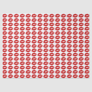 "Roter Lippenkuß " Seidenpapier