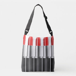 Roter Lippenstift Tragetaschen Mit Langen Trägern
