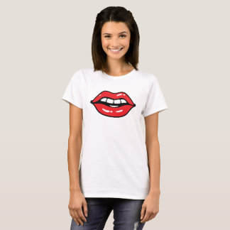 Roter LippenT - Shirt