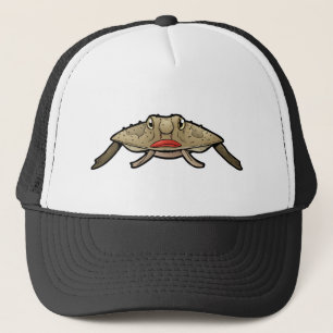 Roter lippiger Batfish Truckerkappe