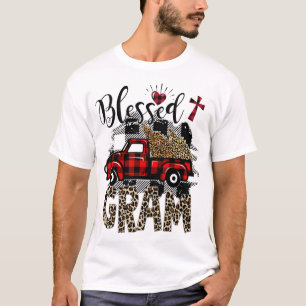 Roter LKW Leopard gesegnet Gram besten Geschenk fü T-Shirt