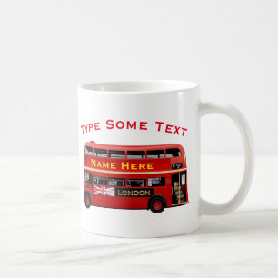 Roter London-Bus themenorientiert Tasse