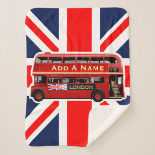 Roter London-Doppeldecker-Bus Sherpadecke