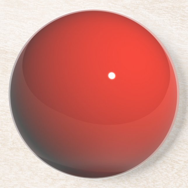 Roter Marmor Untersetzer (Vorne)