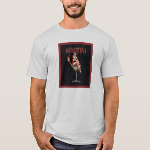 Roter Martini T-Shirt