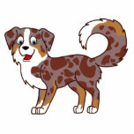 Roter Merle Australier-Schäfer Fotoskulptur Magnet<br><div class="desc">Entzückende und energische australische Schäfer sind einer der liebenswertesten Hundezucht, zum ihrer Weise in die Herzen überhaupt zu machen und Häuser der Menschen. Unsere Sammlung süße Tiere umfaßt diesen spirited Eckzahn mit dem großen flaumigen Schwanz, den gefalteten Ohren und einem glücklichen Lächeln! Ehren Sie das Familienhaustier oder zeigen Sie Ihre...</div>