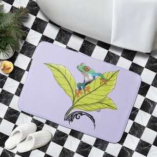 Roter Mit Augen Baum Frosch Badematte